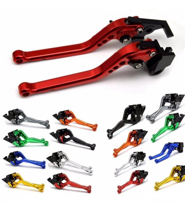 YAMAHA R-25 AYARLANABİLİR FREN MANET TK 6157 KIRMIZI - Resim 3