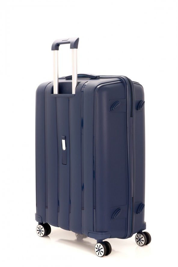 MÇS Büyük Boy Lacivert Polipropilen Valiz V305 75 Cm - 4