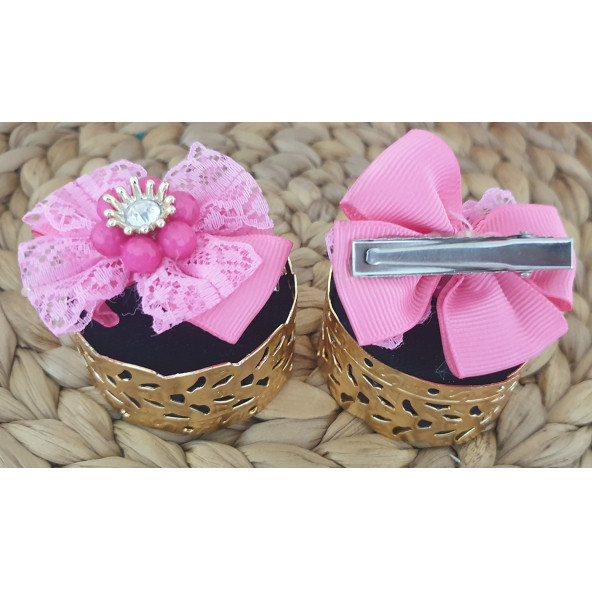 2'li Taşlı Fiyonk Klips Toka ürün görseli