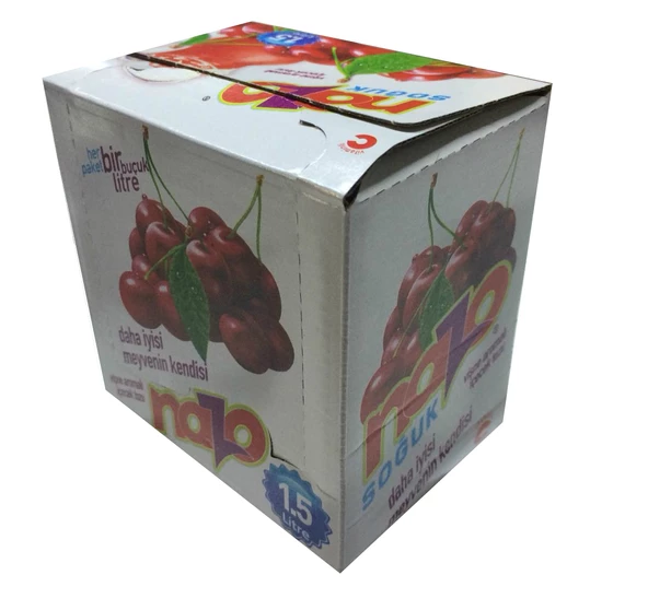 Nazo Vişne Aromalı İçecek Tozu 9gr 24 Adet - 2