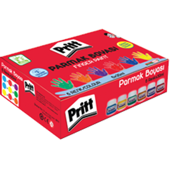 Pritt Parmak Boyası 30 ML 6 Renk 1221355