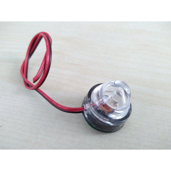 YUVARLAK LED LAMBA 3cm (MAVİ) AYDINLATMA LEDİ BONCUK LED LED LAMBA ALARM LEDİ GÖZ LED LAMBA, PARMAK LED - 2