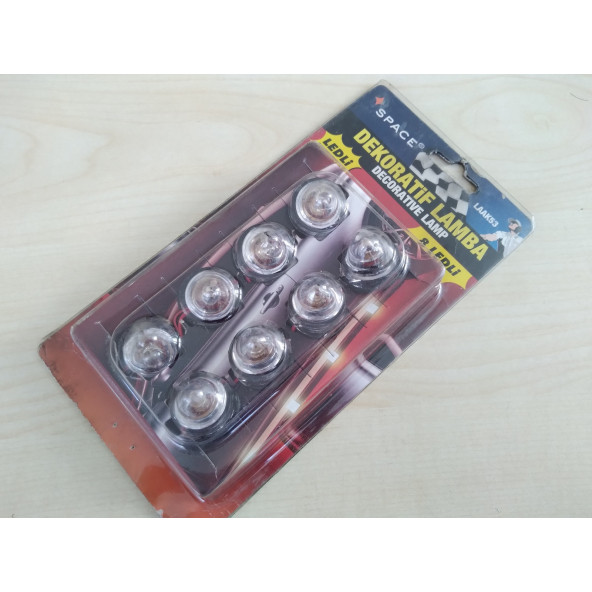 YUVARLAK LED LAMBA 3cm (MAVİ) AYDINLATMA LEDİ BONCUK LED LED LAMBA ALARM LEDİ GÖZ LED LAMBA, PARMAK LED - 4