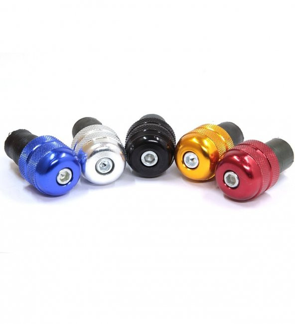 MOTOSİKLET DİREKSİYON TAPA RENKLİ TOPUZ KIRMIZI - 3