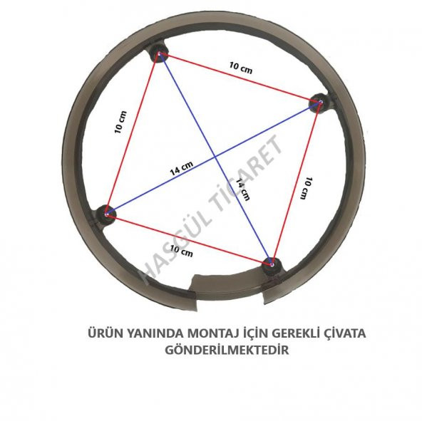 Hsgl Bisiklet 4 Delikli Siyah Aynakol Muhafaza Civatası Yanında Montaj İçin Bisiklet Aksesuar - 5