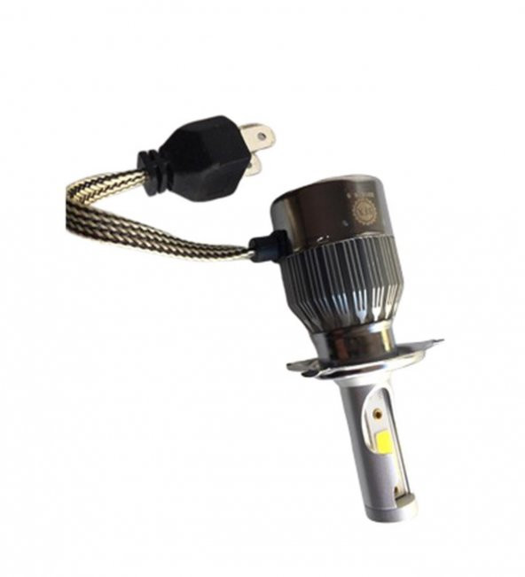 MOTORSİKLET H-4 LED POWER LED 12V 100/100W BEYAZ IŞIK ZENON AMPUL - 2