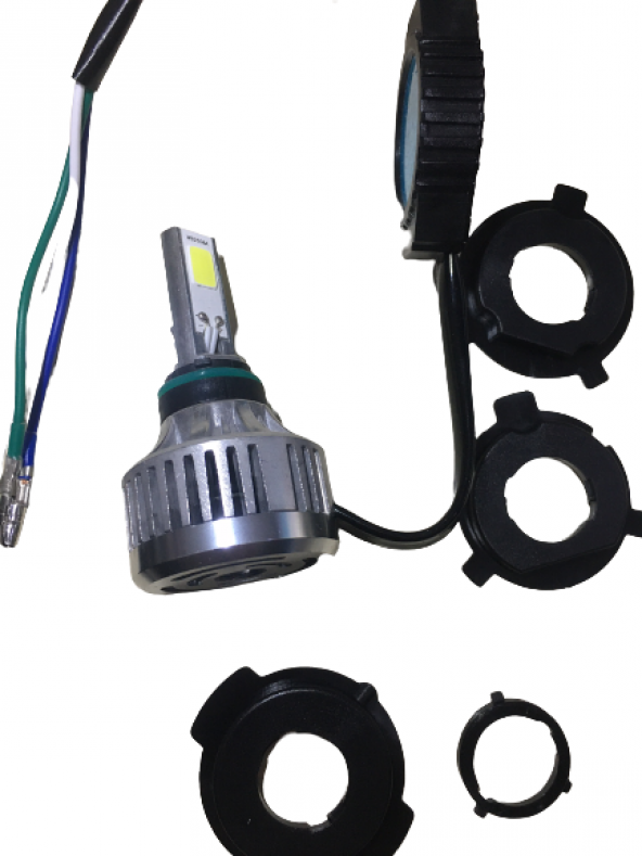 MOTORSİKLET M3 COB LED ZENON 4000L BEYAZ CARUB 12-80VOLT 40WATT