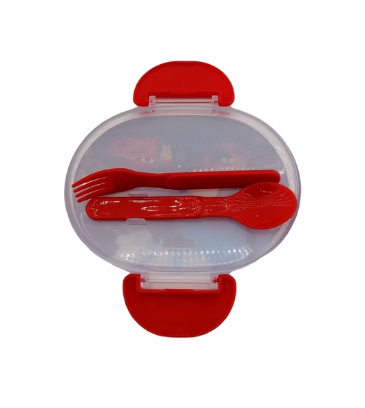 Lisanslı Disney Pixar Çekici Cars Yemek Seti - 9