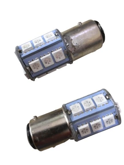 Motosiklet ve Otomobil Stop Ampul 18led 1016 Çakar Kırmızı Şaşı - Resim 2