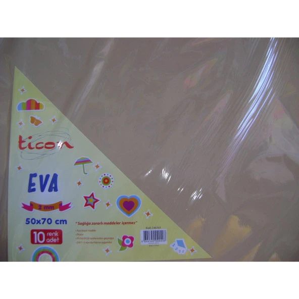 Ticon Eva Klasik 50x70 Cm Ten Rengi (10 Lu Paket)