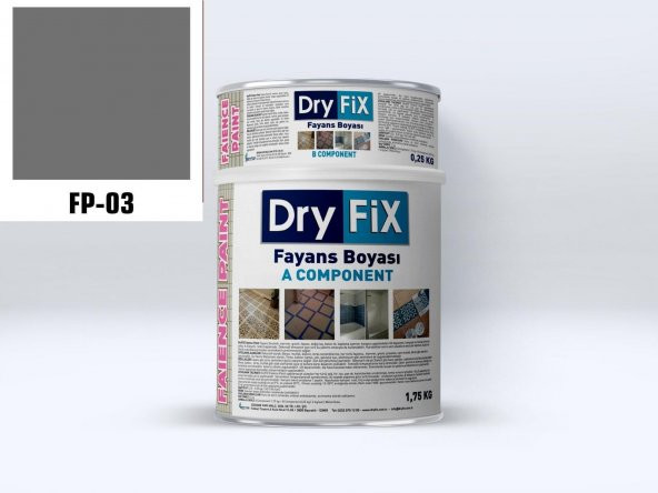 Dryfix Faience Paint Fayans Boyası 2 Kg - 6