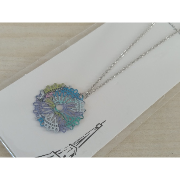 METAL OYA DESENLİ BAYAN KOLYESİ ZARİF KİBAR ZİNCİR, EKONOMİK KOLYE, EKONOMİK BAYAN TAKI