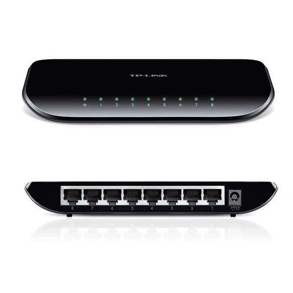 TP-LINK TL-SG1008D 8PORT 10/100/1000 YÖNETİLEMEZ SWITCH - Resim 2