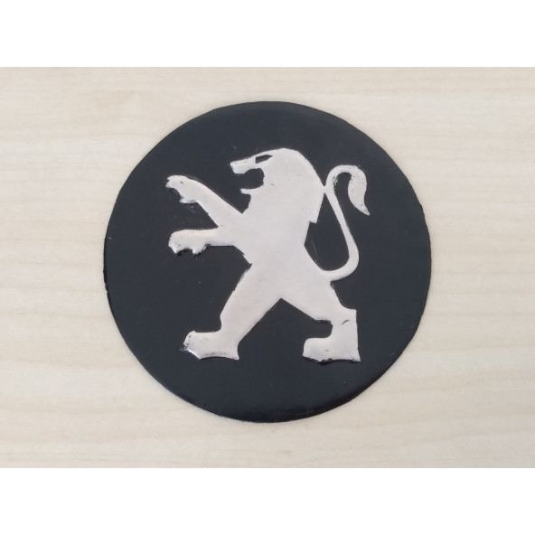 PEUGEOT JANT GÖBEK ARMASI Alüminyum 9cm (Peugeot logo) PEUGEOT jant göbeği - PEUGEOT jant arması - 1