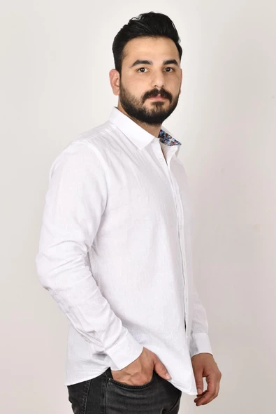 Wrangler W221085102 Erkek Beyaz Gömlek - 2