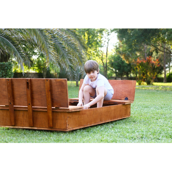 MANDU Ahşap Çocuk Kum Havuzu - 2