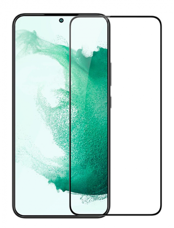 Samsung Galaxy S22 Plus Ekran Koruyucu Temperli 5D Tam Ekran Cam