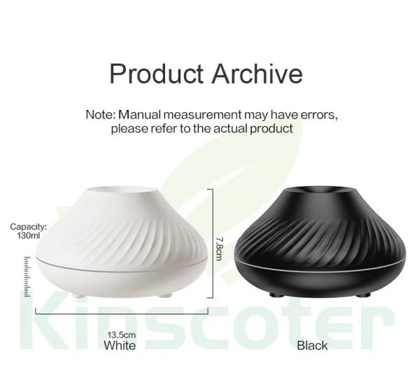 Aroma Difüzör Gece Işığı 3D Volkanik Alev Nemlendirici Buhar Makinesi 130ML. - Resim 8