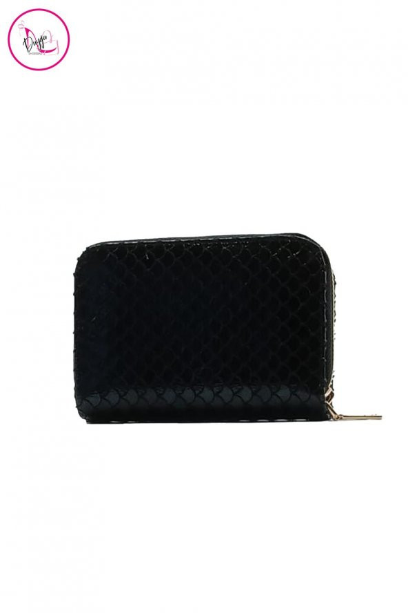 Kadın Cüzdan Fermuarlı Kapaklı Orta Boy Pul Desenli - 8