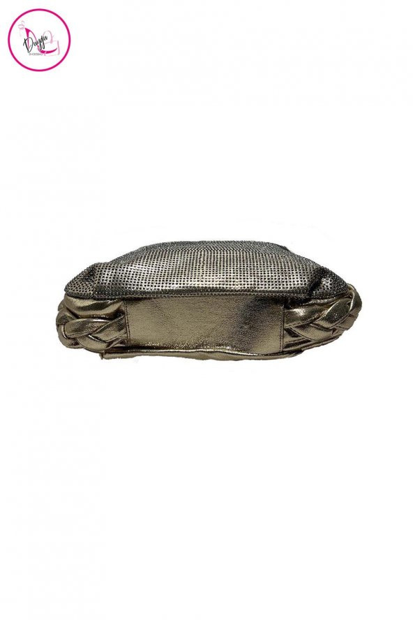 Kadın El Ve Omuz Çantası Taşlı Zincirli - 6