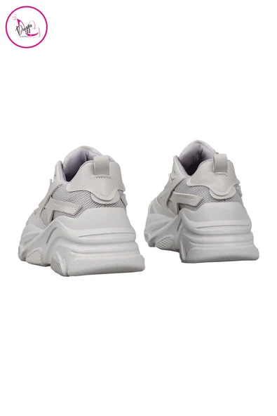 Fomax Kadın Sneaker Spor Ayakkabı File Detaylı - 8