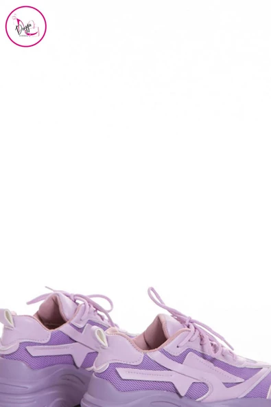 Fomax Kadın Sneaker Spor Ayakkabı File Detaylı - 12
