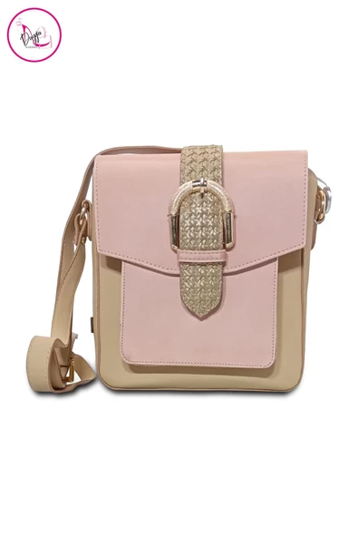 Kadın Çapraz Omuz Çantası Kemer Detaylı Kapaklı - 8