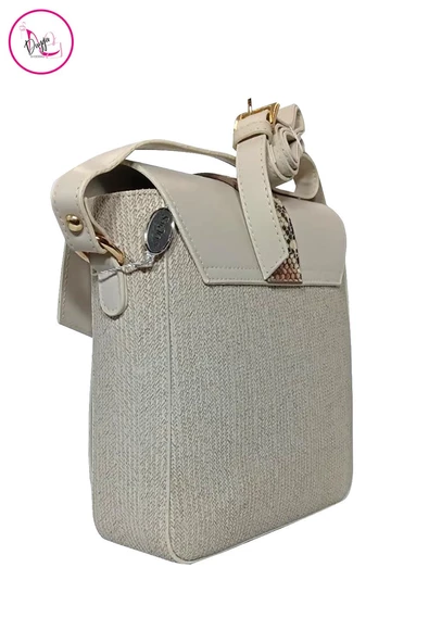 Kadın Çapraz Omuz Çantası Kemer Detaylı Kapaklı - 3