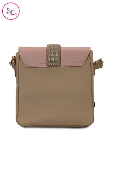 Kadın Çapraz Omuz Çantası Kemer Detaylı Kapaklı - 10