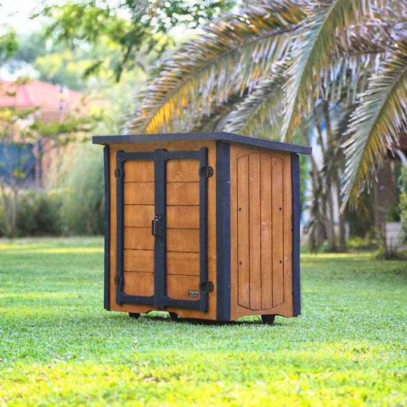 Mandu Ahşap Dış Mekan Ayakkabılık (Ayakkabı Dolabı)