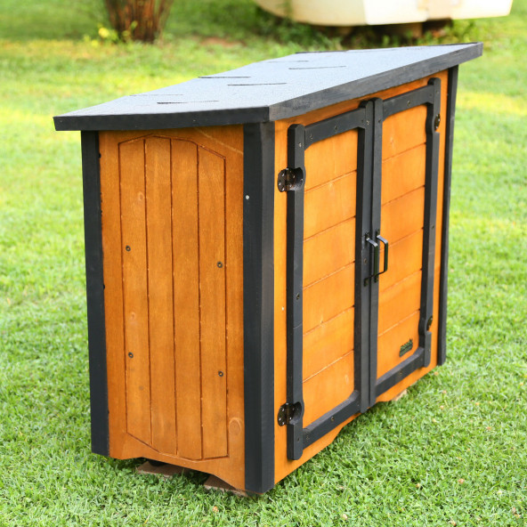 Mandu Ahşap Dış Mekan Ayakkabılık (Ayakkabı Dolabı) - 3