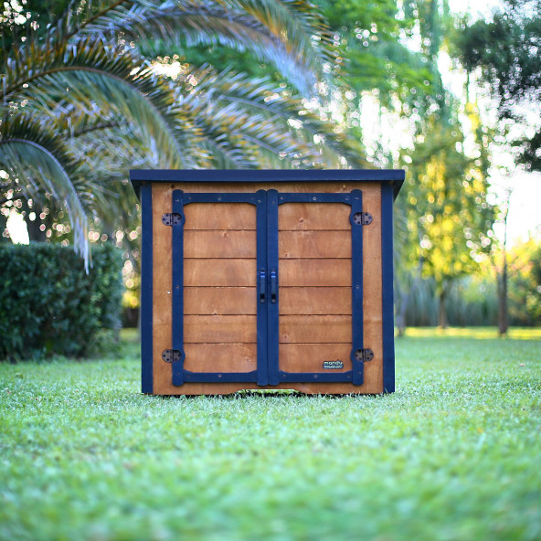 Mandu Ahşap Dış Mekan Ayakkabılık (Ayakkabı Dolabı) - 4