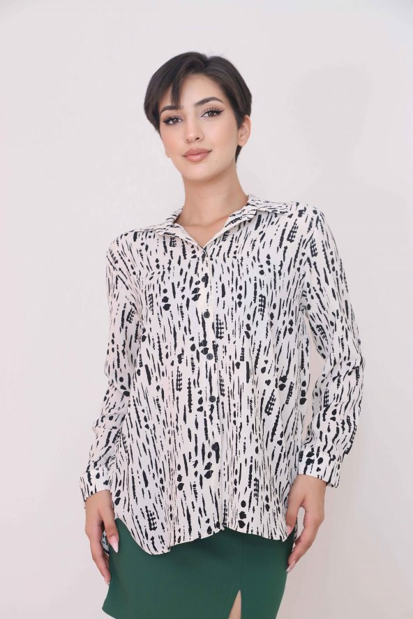 Aktuel Giyim Vn 7213 Gofret Desenli Gömlek - 4