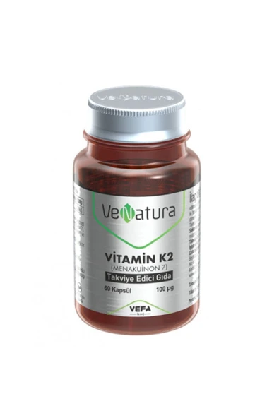 Venatura Vitamin K2 (MENAKUİNON 7) 60 KapsülVenatura Vitamin K2 (MENAKUİNON 7) 60 Kapsül ürün görseli