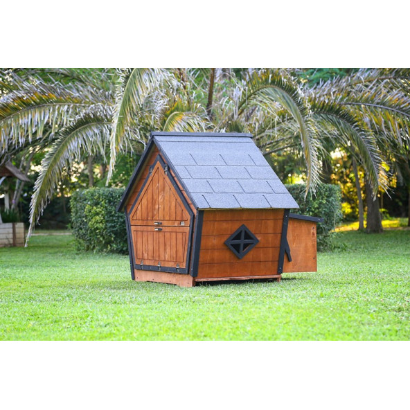 Mandu Ahşap Tavuk Kümesi (10 Tavuk)