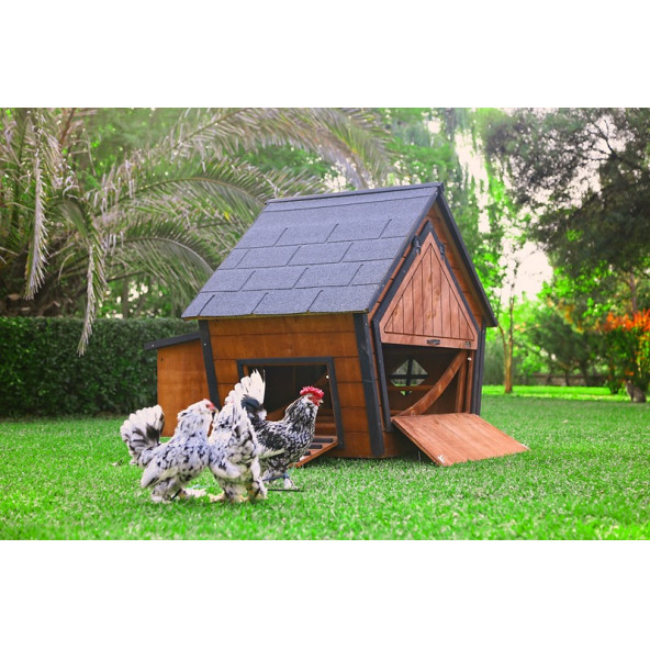 Mandu Ahşap Tavuk Kümesi (10 Tavuk) - 7