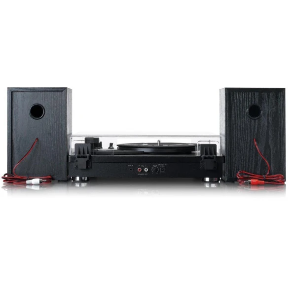 Lenco LS-101 BK Siyah Pikap Plak Çalar Hoparlörlü Bluetoothlu Auto-stop Özellikli - 3