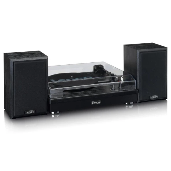 Lenco LS-101 BK Siyah Pikap Plak Çalar Hoparlörlü Bluetoothlu Auto-stop Özellikli - 5