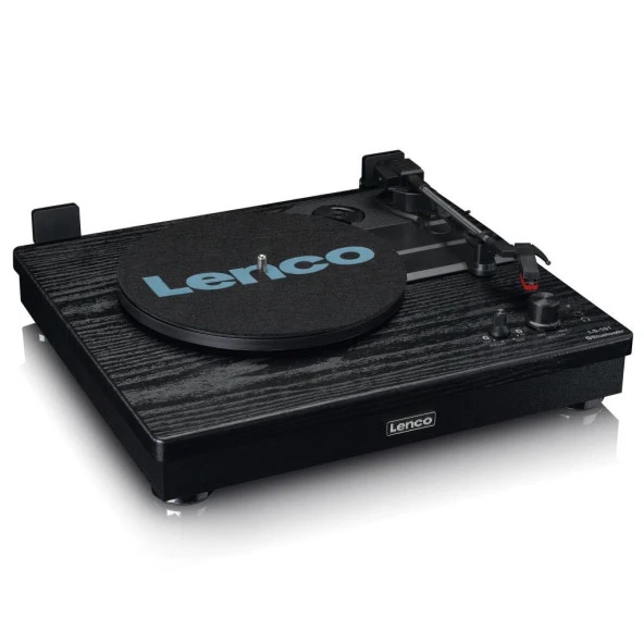 Lenco LS-101 BK Siyah Pikap Plak Çalar Hoparlörlü Bluetoothlu Auto-stop Özellikli - 9
