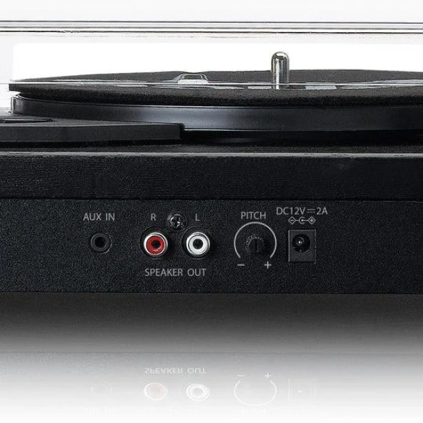 Lenco LS-101 BK Siyah Pikap Plak Çalar Hoparlörlü Bluetoothlu Auto-stop Özellikli - 11