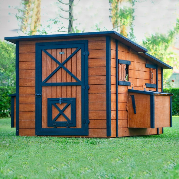 Mandu Ahşap Tavuk Kümesi (30 Tavuk) - 3