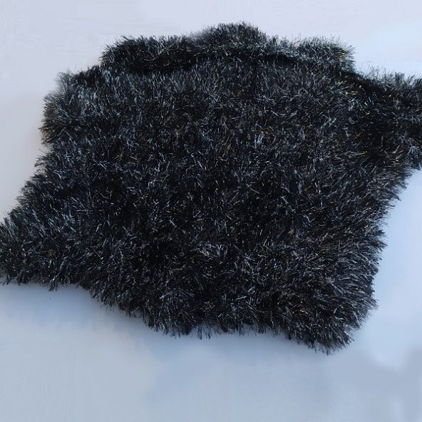 Peluş Torpido Örtüsü El Örgüsü 165X65 Beyaz - 6
