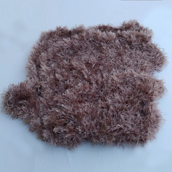 Peluş Torpido Örtüsü El Örgüsü 165X65 Beyaz - 10