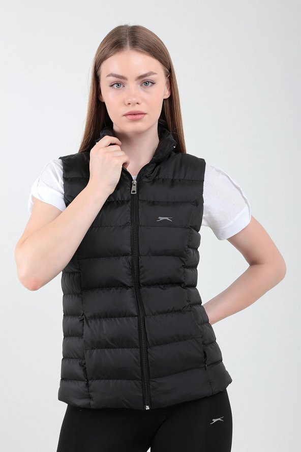 Slazenger Bony Kadın Şişme Yelek Siyah - 2