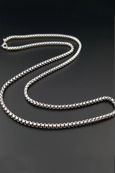 Pigado 316L Paslanmaz Çelik Zincir Erkek Kolye 70 cm - 2