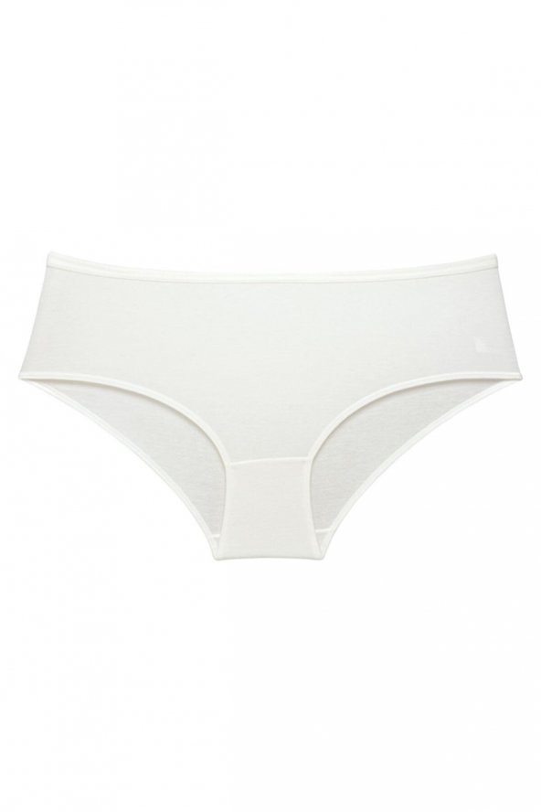 3 Adet Kadın Yüksek Bel Bato Külot Siyah Gri Krem - 2