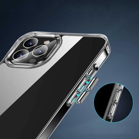 Vendas iPhone 13 Pro D-First Serisi Darbe Lisanslı Dahili Standlı Yardımcı Tuş Takımlı Silikon Kılıf - 3