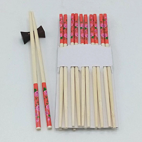 Chopstick Yemek Çubuğu Beşli Set No.5 - Resim 4
