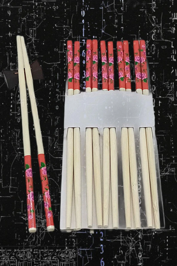 Chopstick Yemek Çubuğu Beşli Set No.5 - Resim 9