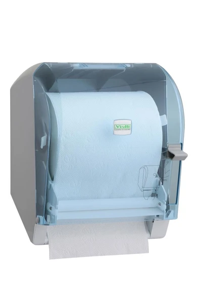 Omnipazar Vialli K8T Rulo Kağıt Havlu Dispenseri Manuel Şeffaf